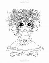 Coloring Pages Cute Books Baldy Sherri sketch template