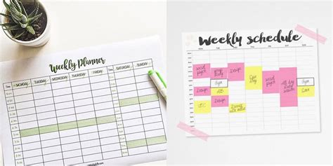 15 useful revision timetable templates
