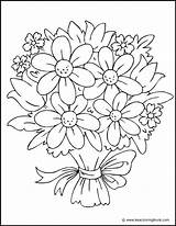 Coloring Pages Flower Pretty sketch template