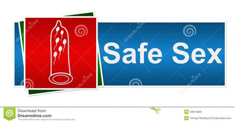 safe sex symbol banner stock illustration illustration of