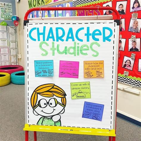 character studies anchor chart lucy calkins reading lucy calkins