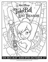 Coloring Pages Tinkerbell Disney Pixie Hollow Fairies Very Lost Tinker Bell Popular Sheets Princess Kids Treasure Pan Peter Colouring sketch template