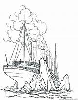 Titanic Coloring Pages Ship Getcolorings Color Getdrawings sketch template
