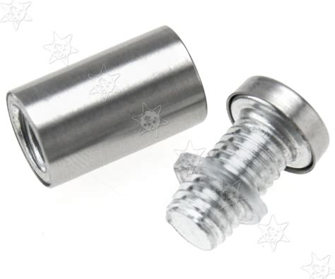 pcs advertisement bolt glass hardware mount standoffs stainless steel ebay