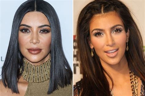 kim kardashian s plastic surgery timeline in full as star exposes her injected bum in tiny
