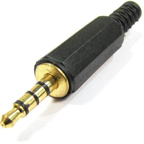 connector  mm stereo jack male  pin  av cablematic