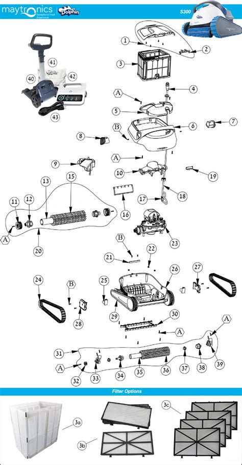 dolphin  parts diagram   test pool supplies trusted