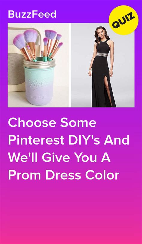choose  pinterest diys   give   prom dress color prom dress quiz disney prom