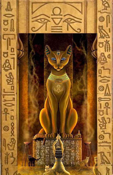 Bastet Sekhmet Egyptian Goddess Art Ancient Egyptian Deities Egypt