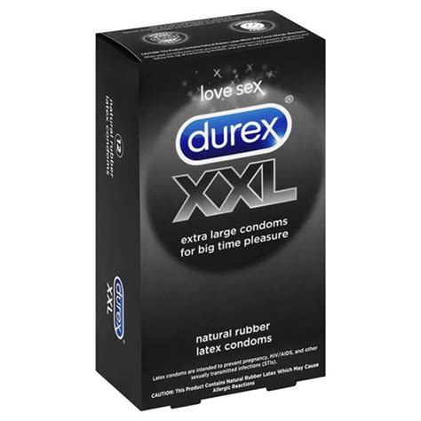 Durex Xxl Condoms Buy Online From 99p