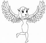 Alice Angel Coloring Bendy Ink Wings Printable Pages Machine Coloringonly sketch template