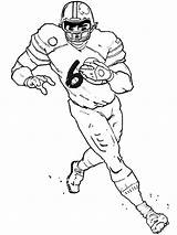 Coloring Football Player Pages American Players Print Easy Coloring4free Running Drawing Ball Color Printable Team Getdrawings Boys Touchdown Getcolorings Popular sketch template