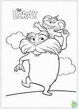 Lorax Coloring Pages Sheets Activity Dinokids Print Popular Close sketch template