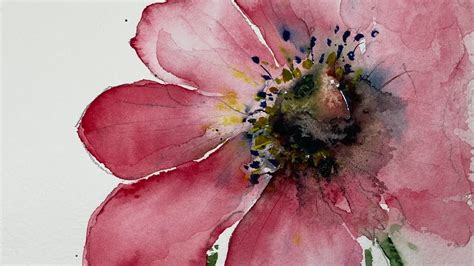 eliza mckinlay watercolor painting flowers youtube   paint