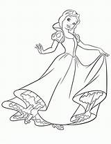 Snow Coloring Pages Princess Disney Pretty Outline Printable Drawing Dancing Clipart Print Sheets Hmcoloringpages Cartoon Everfreecoloring Cinderella Snowwhite Popular Pdf sketch template