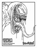 Venom Drawittoo sketch template