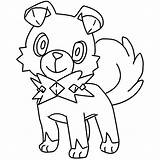 Rockruff Coloring Pokemon Pages Sheets Colouring Kids Deviantart Eevee Evolutions Choose Board sketch template