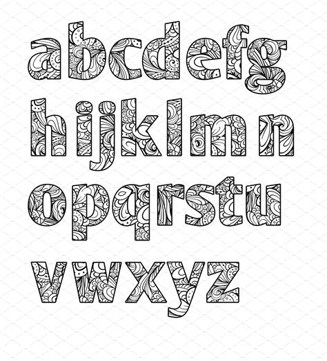 coloring letters  alphabet alc lettering alphabet coloring