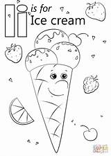 Coloring Letter Ice Cream Pages Printable Alphabet Preschool Igloo Creative Kids Supercoloring Pre Birijus Words Category Abc Choose Board Insect sketch template