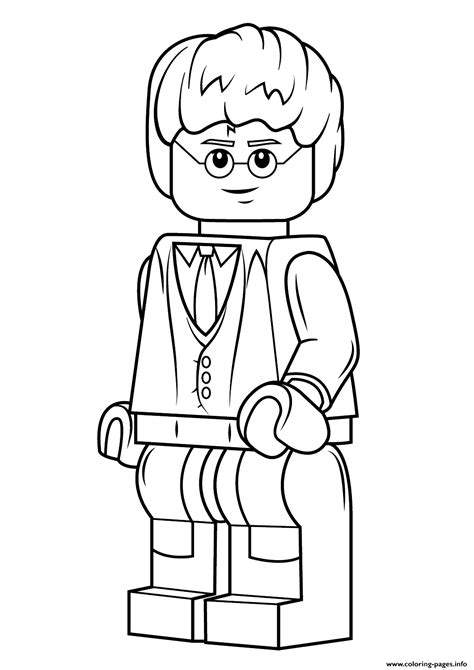 lego harry potter coloring pages printable