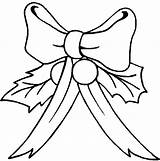 Christmas Bows Bow Clip Drawing Cliparts sketch template
