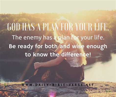 Daily Bible Verse Guidance God Has A Plan