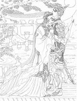 Coloring Romantic Pages Anime Couple Sheets Printable Deviantart Romance Adult Version Beauty Drawings Book Beast Beautiful sketch template