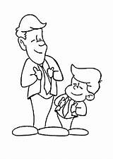 Father Son Coloring Pages Getdrawings sketch template