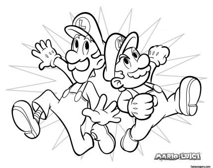 printable coloring pages mario  luigi  kids coloring pages