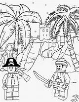 Lego Coloring Pages Pirates Printable Castle City Pirate Kids Color Minifigures Caribbean Drawing Lots Boys Long Davy Jones Island Getcolorings sketch template