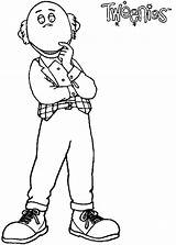 Tweenies Coloring Pages Max Thinking Popular Books sketch template