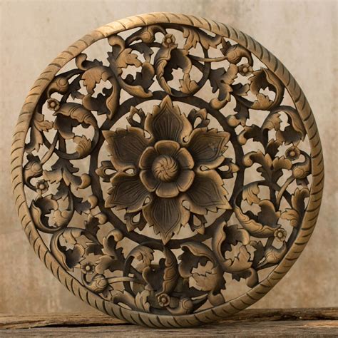 wood carved wall art panels