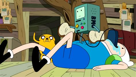 image s5e6 bmo w bread standing on finns belly png adventure time wiki wikia