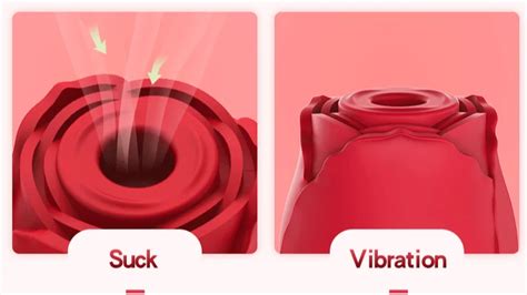 Breast Nipple Rose Sucking Vibrator Masturbation Sex Blowjob Toy Oral