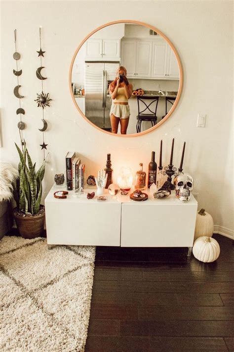 frameless   circle mirror home decor bedroom home decor