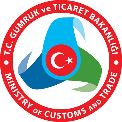 ministry  customs  trade turkey  logo vector