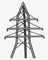 Transmission Towers Electrical Telecommunication Pngkit 107kb sketch template