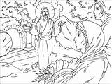 Resurrection Coloring Jesus Kleurplaat Pages Kleurplaten Large sketch template