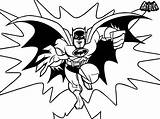 Batman Bat Coloring Wecoloringpage Pages sketch template