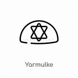 Yarmulke Illustration Vector Icon Editable Religion Stroke Element Isolated Outline Concept Simple Line Dreamstime Illustrations Clipart sketch template
