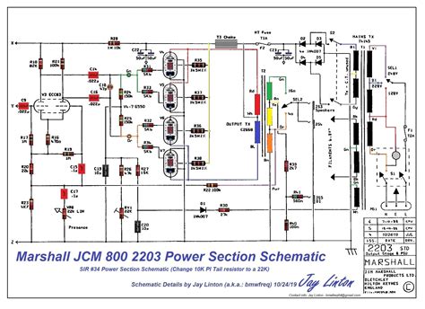 slash  jcm  mod power section schematic slash power mod