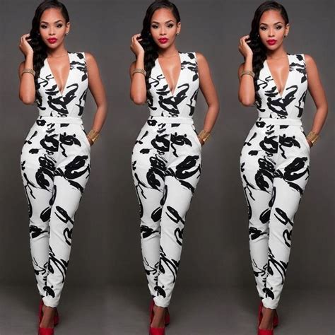 sleeveless bodycon jumpsuit clubwear jumpsuit party chic couture