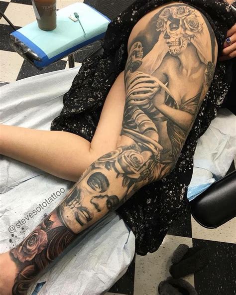 Gorgeous Full Sleeve Tattoos For Women Full Leg Tattoos Leg Tattoos