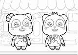 Kiki Miumiu Babybus Coloring Pages Printable Kids sketch template