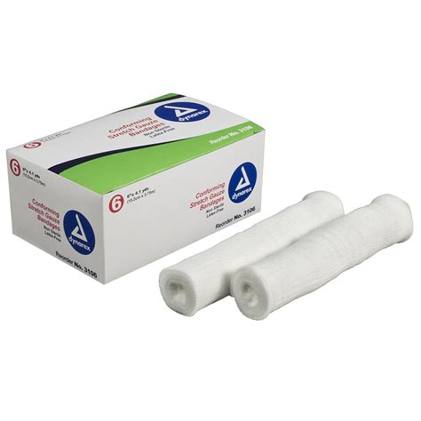dynarex stretch gauze bandage   sterile  rollbox