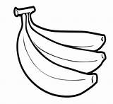 Coloring Bananas Frutas Coloringhome Clipartbest Vegetal Origen Vegetables sketch template
