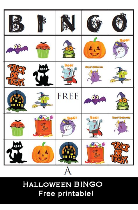 attempting aloha halloween bingo  printable