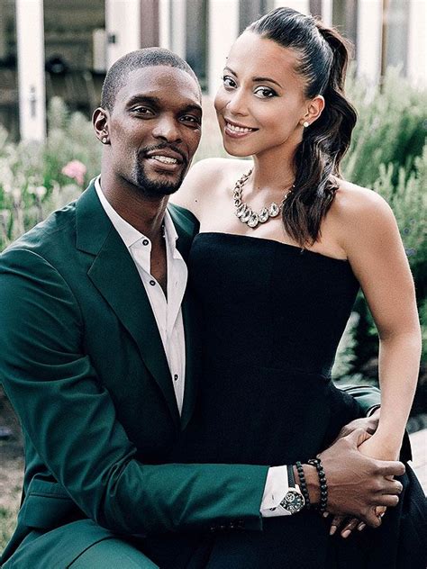 chris bosh and wife adrienne bosh with images black