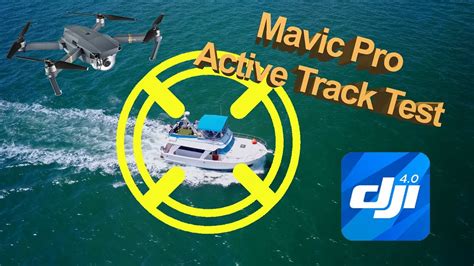 mavic pro active track test youtube