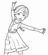 Leap Coloring Pages Felicie Movie Ballerina Félicie Printable Ballet Trailers Supercoloring Cartoon Template Flats Coloring2print Categories sketch template